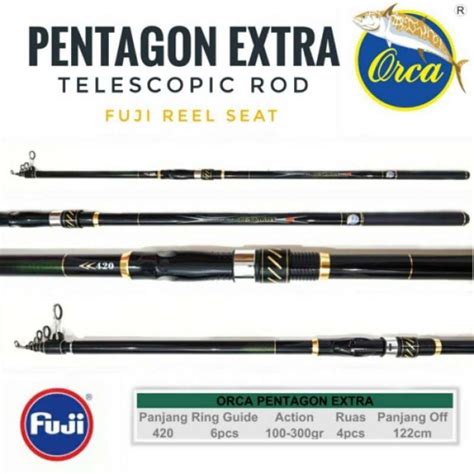 Jual JORAN PANCING LAUT ORCA PENTAGON 390 420 FUJI DAN NON FUJI - 420 - 420 di Seller IFA ...