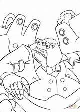 Waternoose Coloring Page  Free Printable Coloring Pages sketch template
