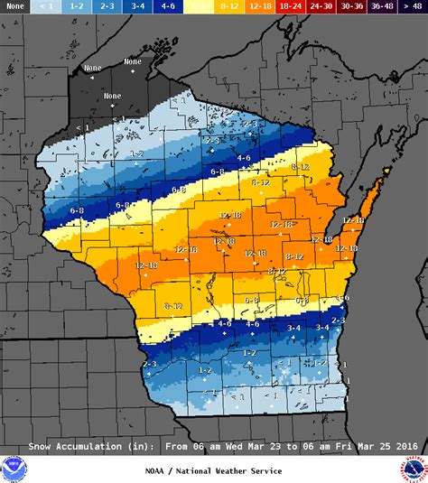 Madison area to escape brunt of big storm set to dump foot-plus of snow in central Wisconsin ...