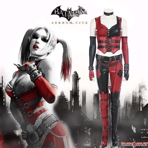 Arkham City Harley Quinn Cosplay Costume