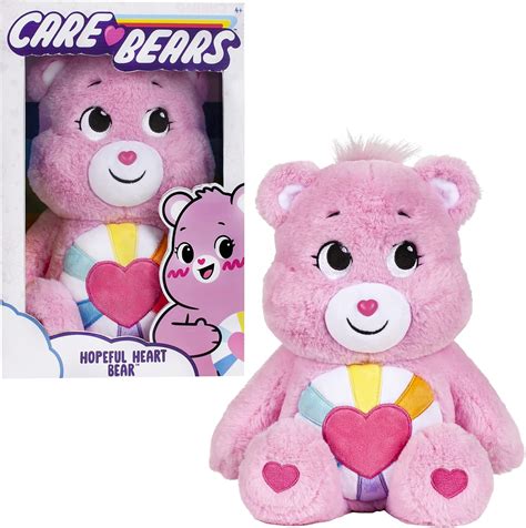 Care Bears Medium Plush - Hopeful Heart Bear : Amazon.sg: Toys