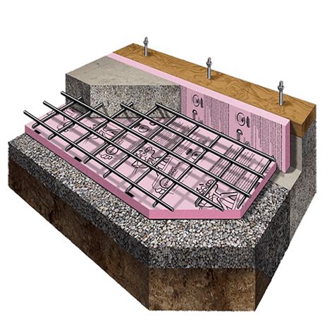 Below-Grade Under Slab system with FOAMULAR® rigid board insulation. - Owens Corning® Enclosure ...