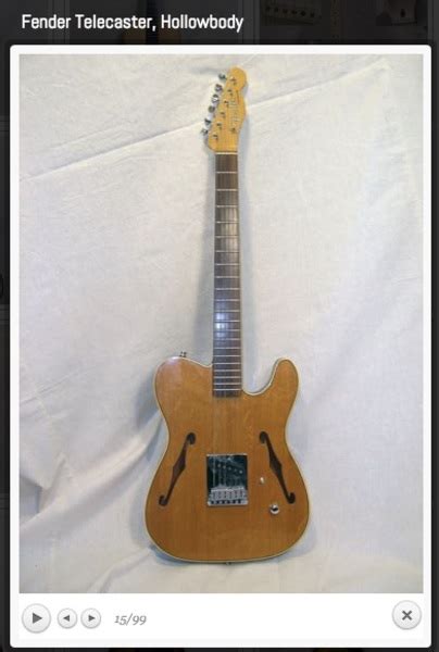 Andy Summers's Fender Telecaster Hollowbody Electric Guitar | Equipboard®