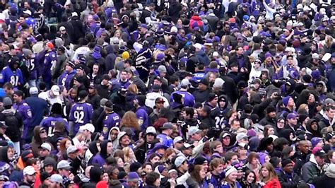 Ravens Fans Down on the Football Field in M&T Bank Stadium DSCN5269.mov ...