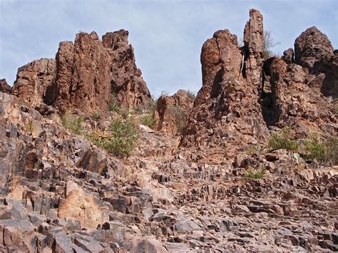 Rocky slopes: Lost Dutchman State Park, Arizona