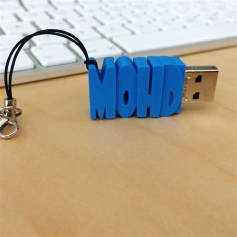 Personalized USB Flash Drive With Custom Name 3D Printed - Etsy