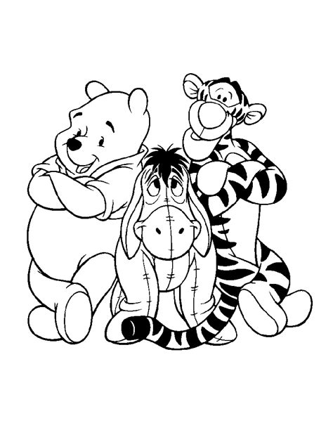 Winnie the Pooh with his friends Tigger and Eeyore - Winnie The Pooh ...