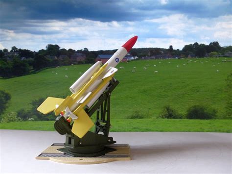 Bloodhound Guided Missile With Launching Ramp | Model Military ...