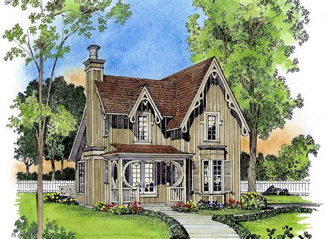 Gothic Revival Gem - 43044PF | Architectural Designs - House Plans