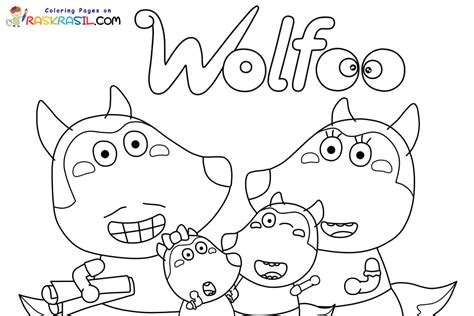 6400 Collections Wolfoo Cartoon Coloring Pages Latest HD - Coloring Pages Printable