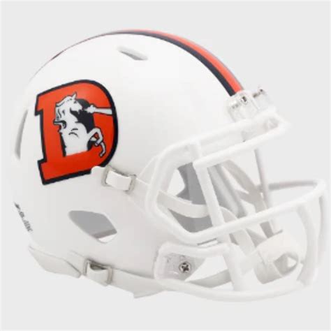 Denver Broncos NFL. Mini Speed Football Helmet 2023 Snowcapped. 95855638638 | eBay