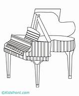 Piano Coloring Pages Printable sketch template