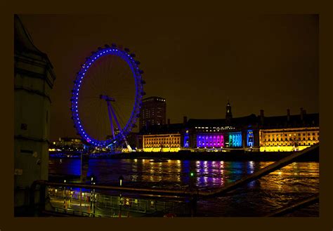 London Eye night