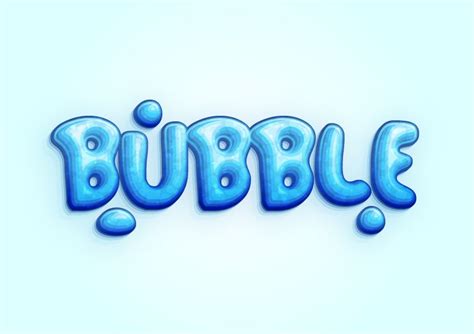 How to Create a Cool Bubble Font Text Effect in 2020 | Bubble letter ...