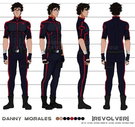 Danny's Final Turnaround | Character design male, Superhero design, Cartoon character design