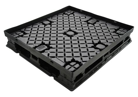 48 x 40 - Nestable Plastic Pallet - Closed Deck | Reusable Transport Packaging