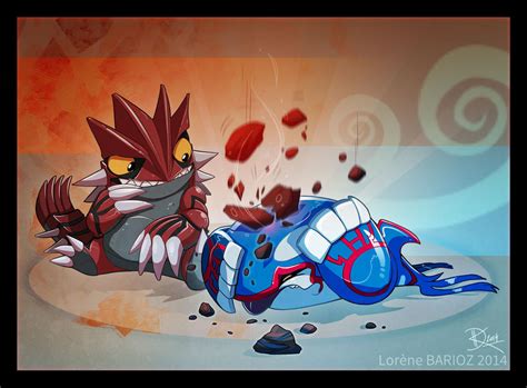 Kyogre vs Groudon by Dragibuz on DeviantArt