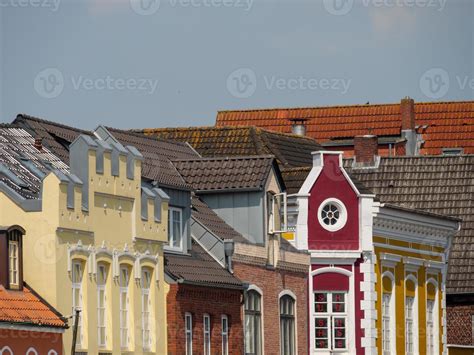 the city of Husum at the north sea 7298259 Stock Photo at Vecteezy