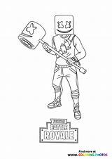 Fortnite Ice King  Coloring Pages For Kids sketch template