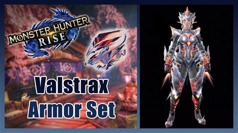 Crimson Glow Valstrax (High Rank) amor set Guide | Monster Hunter Rise ...