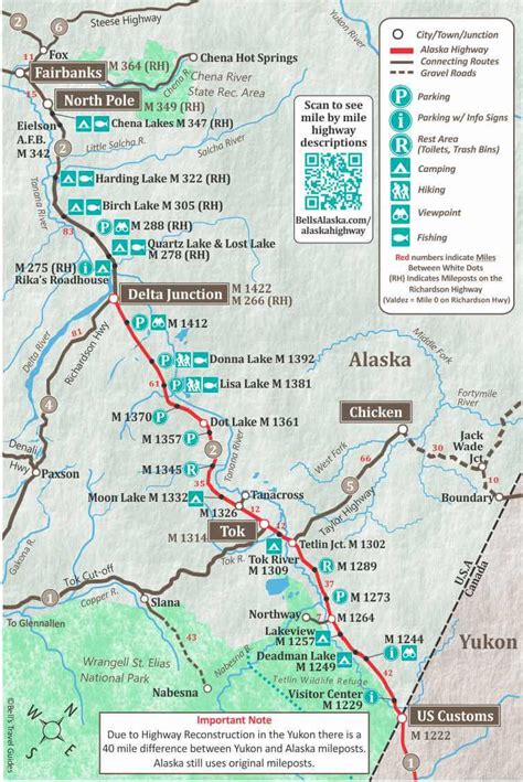 Alaska Highway Maps & Guide - Driving to Alaska on the Alcan