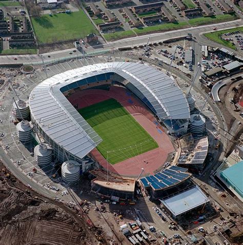 City of Manchester Stadium under construction, February 2002 Pictures | Getty Images