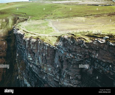 Ireland Cliffs of Moher Drone Stock Photo - Alamy