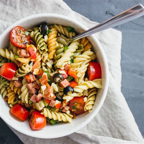 Insanely Good Pasta Salad With Italian Dressing - Savory Tooth