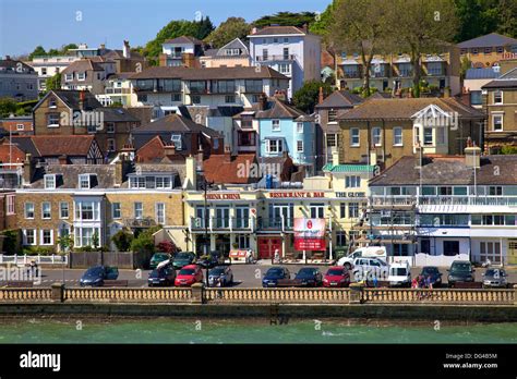 Cowes from the sea, Cowes, Isle of Wight, England, United Kingdom, Europe Stock Photo - Alamy