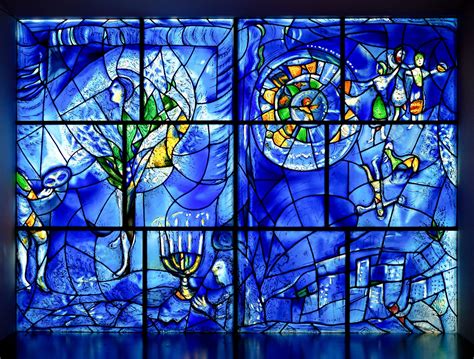 Marc Chagall, America Windows, 1975-77 11/12/17 #artinstitutechi | Stained glass art, Marc ...