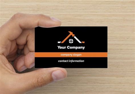 Construction Business Cards