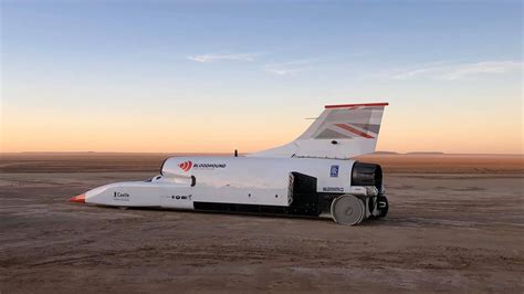 Bloodhound land speed record team concludes first test with 628-mph run