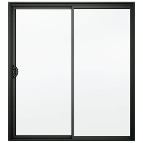 JELD-WEN 72 in. x 80 in. A-200 Series Bronze Painted Aluminum Left-Hand ...