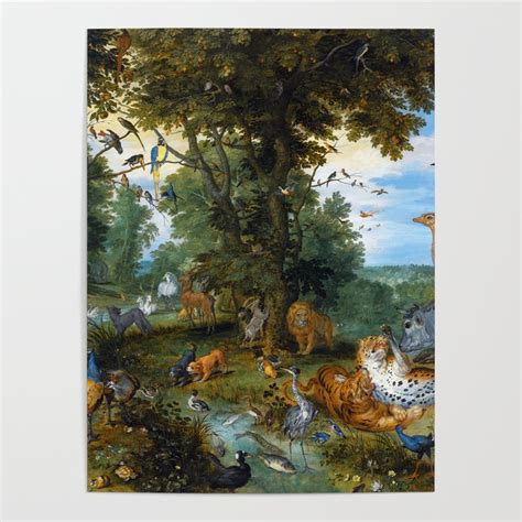 Jan Brueghel the Elder, Peter Paul Rubens "The Garden of Eden with the ...