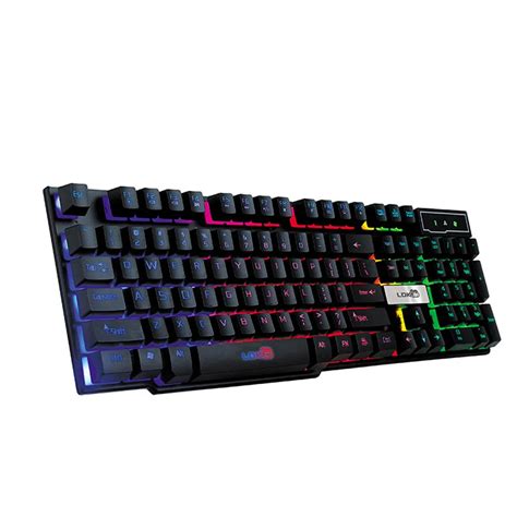 Aliexpress.com : Buy Wired PC Rainbow Gaming Keyboard Colorful Crack ...