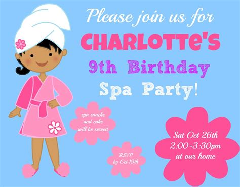 9 Years Old Birthday Invitations Wording | FREE Invitation Templates ...