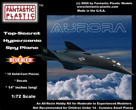 Aurora Hypersonic Spy Plane by Fantastic Plastic