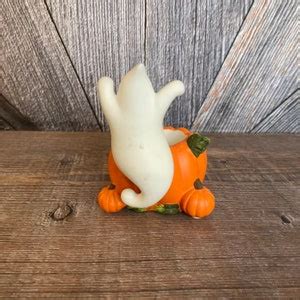 Vintage Halloween Figurine ceramic Ghost Halloween - Etsy