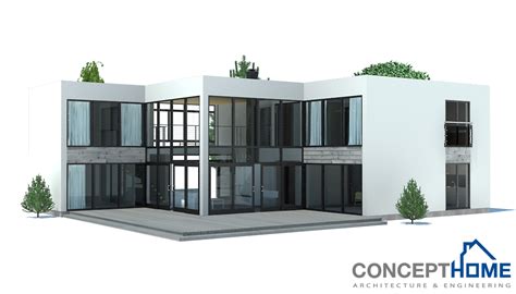 Contemporary House Plans: Contemporary Home CH168