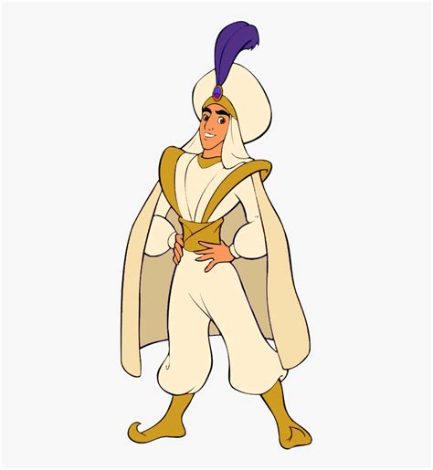 Aladdin As Prince Ali - Aladdin Character, HD Png Download - kindpng