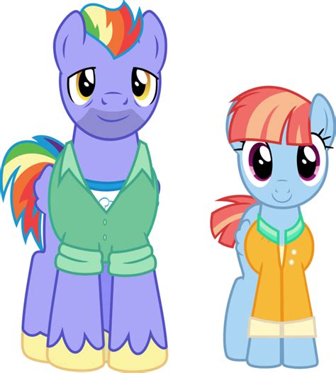 Rainbow Dash's parents by pink1ejack @deviantart My Little Pony Games ...