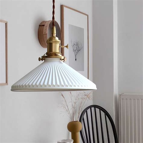 Modern Pleated Ceramic Pendant Light |Simig Lighting|Pendant Light