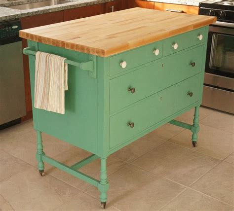 DIY dresser turned kitchen island via year of serendipity | Ikea ...