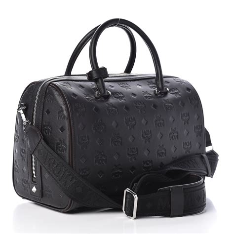 Mcm Essential Boston Bag Black | semashow.com