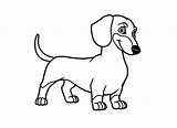Wonderful Dachshund Coloring Page  Free Printable Pages For Kids sketch template