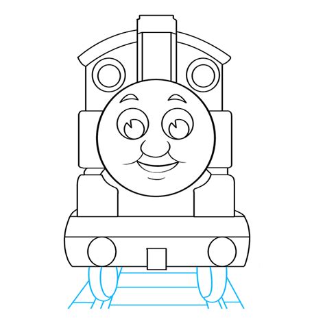 How to Draw Thomas the Train - Really Easy Drawing Tutorial