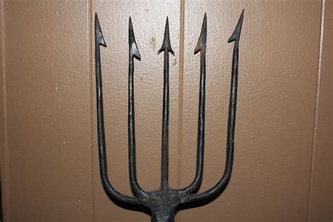 Vintage Fishing Spear 5 Tine Primitive Rustic Farmhouse Decor 62