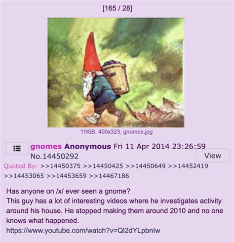 Gnomes are Real (4chan /x/) | Gnomes are Real | Know Your Meme