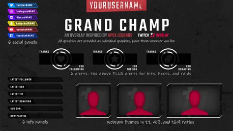 Grand Champ Deluxe - Apex Legends Twitch Overlay - Twitch Overlay