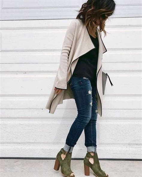 Army green boots outfit, Casual wear | Outfits With Kimono | Brown ...